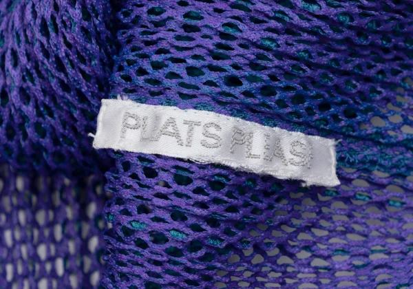 PLEATS PLEASE Mesh Bicolor Short Sleeve T-shirt K-166506_010