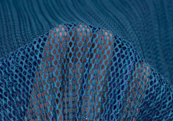 PLEATS PLEASE Mesh Bicolor Zip Hoodie K-166507_012