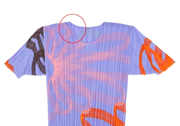 PLEATS PLEASE Pleated Multi Patch Design Short Sleeve T-shirt K-166508_003