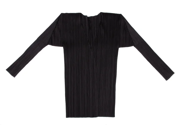 PLEATS PLEASE Pleated Buttonless Cardigan K-166509_002