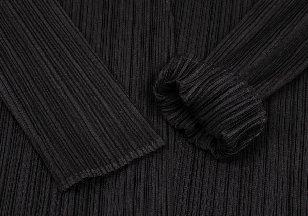 PLEATS PLEASE Pleated Buttonless Cardigan K-166509_006