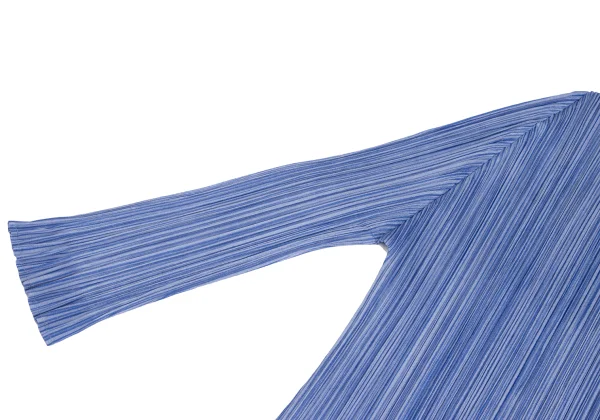 PLEATS PLEASE Pleated Gradation Flare Cardigan K-166511_004