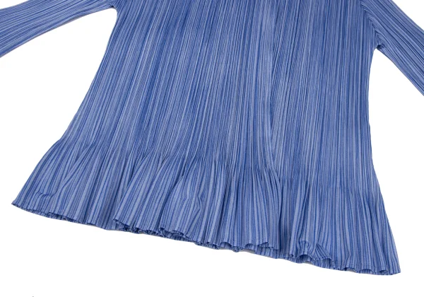 PLEATS PLEASE Pleated Gradation Flare Cardigan K-166511_006