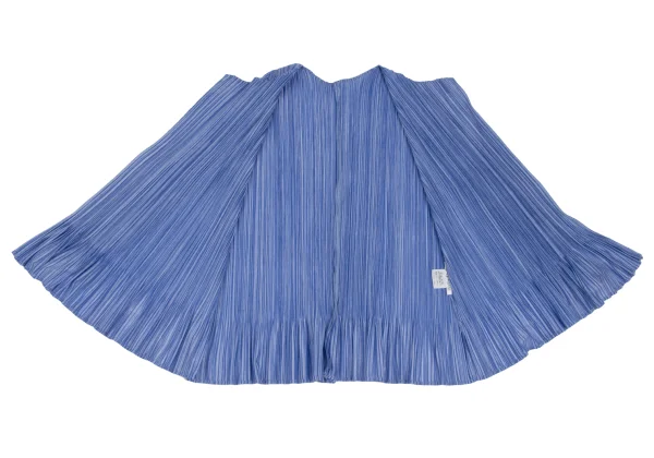 PLEATS PLEASE Pleated Gradation Flare Cardigan K-166511_008