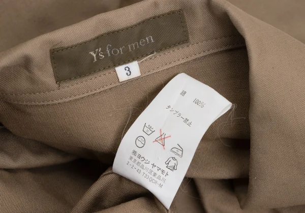 Y's for men Cotton Coverall Shirt Jacket K-166512_016