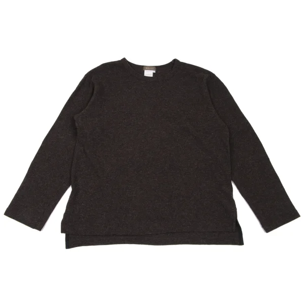 Y's for men Wool Blend Knit Sweater Brown 3 K-166515_001