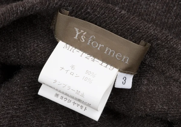 Y's for men Wool Blend Knit Sweater K-166515_011