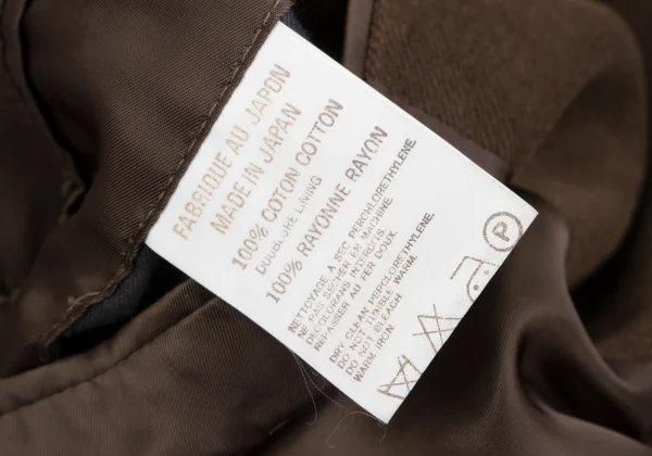 Y's for men Cotton Moleskin 3B Coat K-166518_018