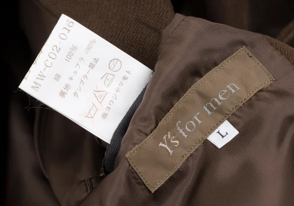 Y's for men Cotton Moleskin 3B Coat K-166518_019