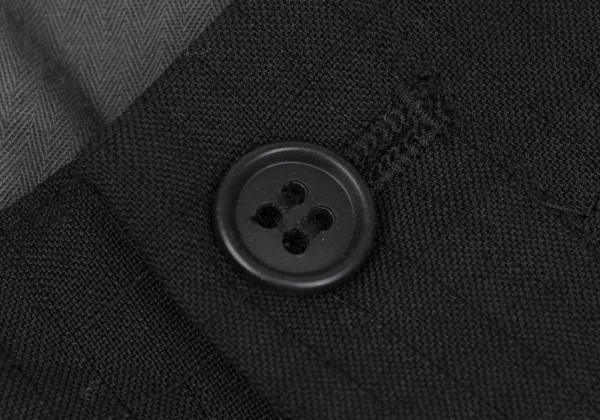 Yohji Yamamoto DURBAN A.A.R Wool Check Weave Pants K-166519_004