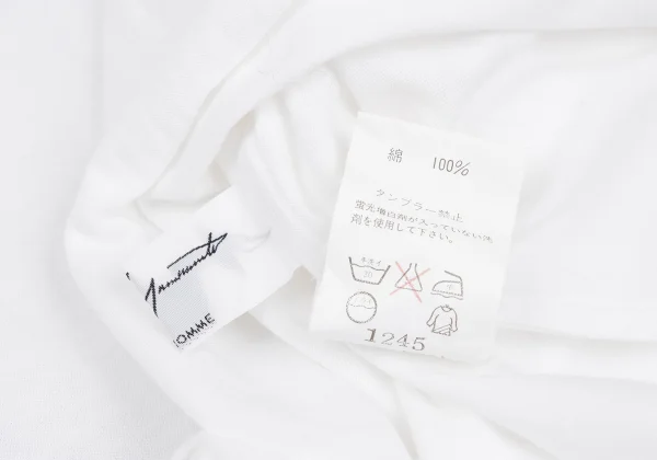 Yohji Yamamoto POUR HOMME Switching Cotton T Shirt K-166522_013