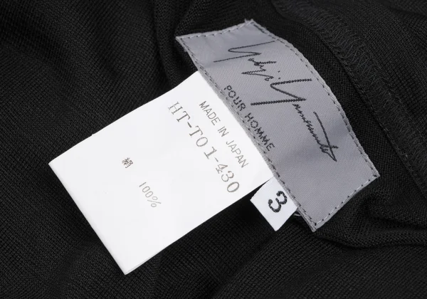 Yohji Yamamoto POUR HOMME Silk Layered Top K-166523_011