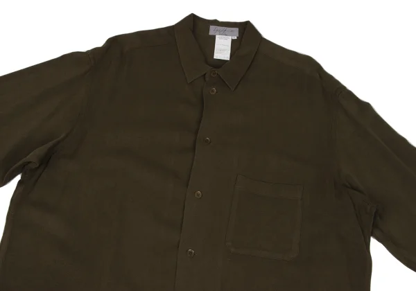 Yohji Yamamoto POUR HOMME Rayon Long Shirt K-166524_002