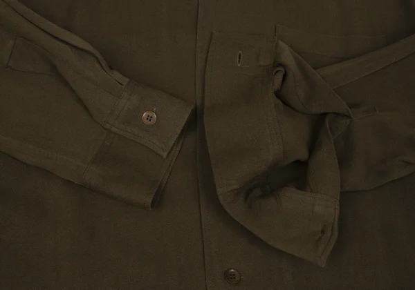 Yohji Yamamoto POUR HOMME Rayon Long Shirt K-166524_007