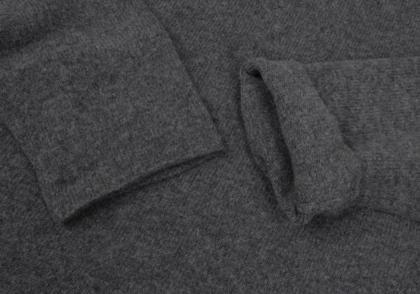 Yohji Yamamoto POUR HOMME Wool Blend Design Neck Knit K-166525_006