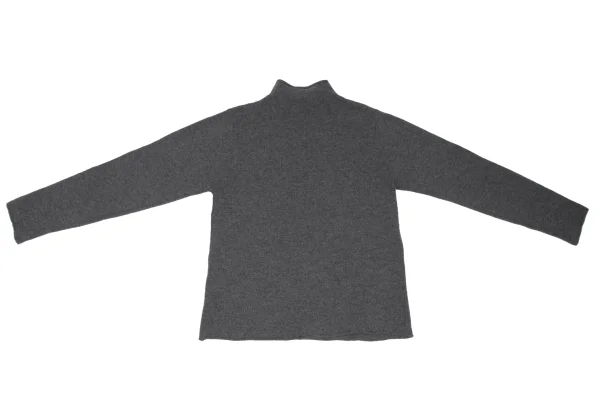 Yohji Yamamoto POUR HOMME Wool Blend Design Neck Knit K-166525_009