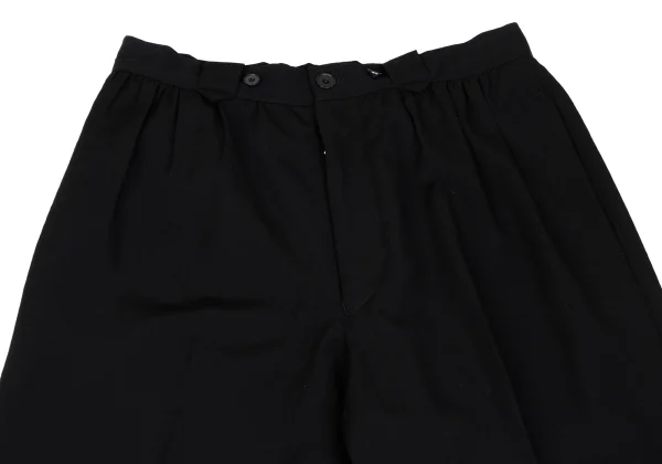 Yohji Yamamoto POUR HOMME Wool Gaba Tuck Gather Pants K-166528_002