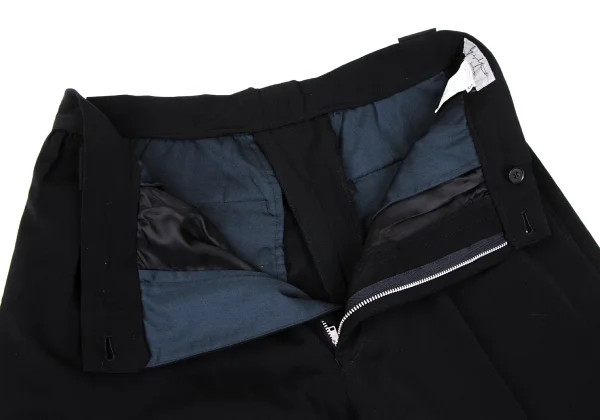 Yohji Yamamoto POUR HOMME Wool Gaba Tuck Gather Pants K-166528_006