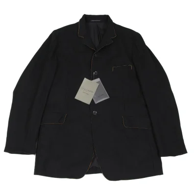 Yohji Yamamoto POUR HOMME Wool Piping Design Jacket