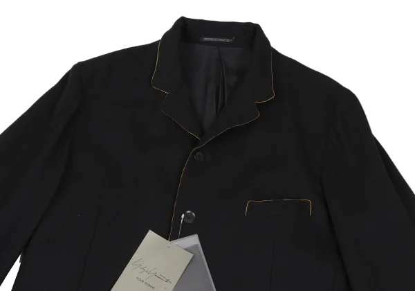 Yohji Yamamoto POUR HOMME Wool Piping Design Jacket K-166529_002