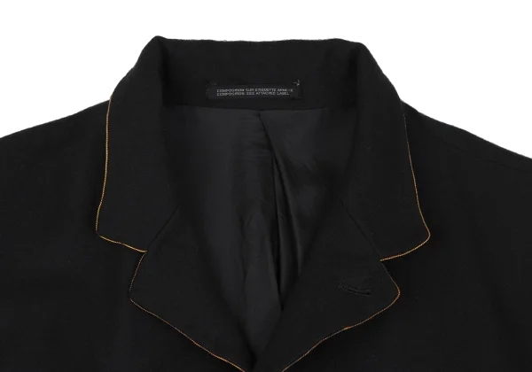 Yohji Yamamoto POUR HOMME Wool Piping Design Jacket K-166529_003