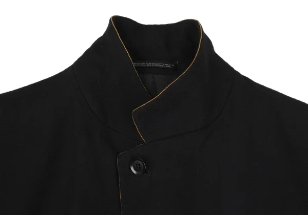 新品!ヨウジヤマモト プールオムYohji Yamamoto POUR HOMME ウールパイピングセットアップ 黒3 2 K-166531_005