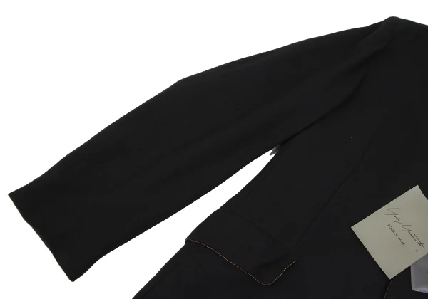 新品!ヨウジヤマモト プールオムYohji Yamamoto POUR HOMME ウールパイピングセットアップ 黒3 2 K-166531_006