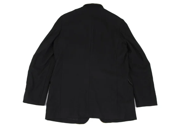 新品!ヨウジヤマモト プールオムYohji Yamamoto POUR HOMME ウールパイピングセットアップ 黒3 2 K-166531_008