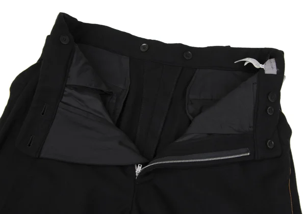 新品!ヨウジヤマモト プールオムYohji Yamamoto POUR HOMME ウールパイピングセットアップ 黒3 2 K-166531_013