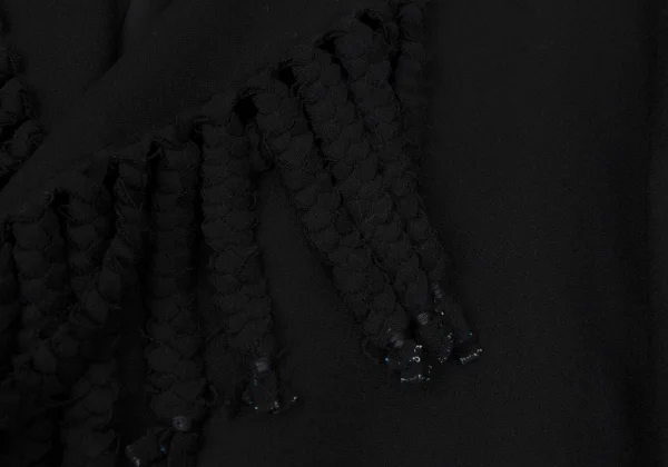 Yohji Yamamoto POUR HOMME Wool Fringe Collar Design Jacket K-166533_004