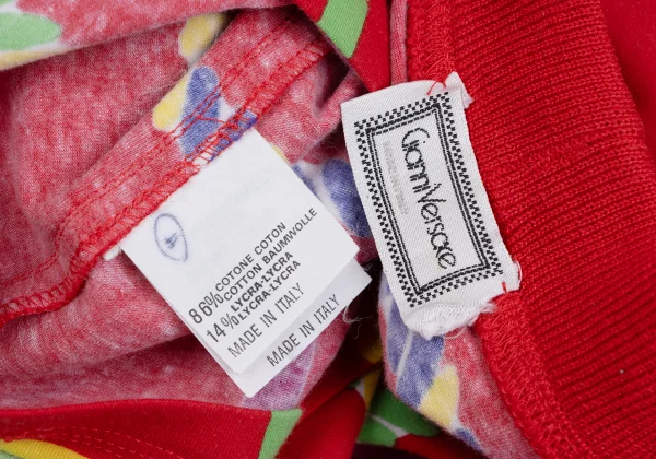 GIANNI VERSACE Colorful Plaid Printed T-shirt K-166534_010