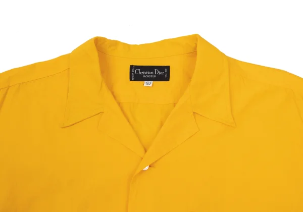 Christian Dior MONSIEUR One-point Logo Embroidery Open Collar Shirt K-166535_004