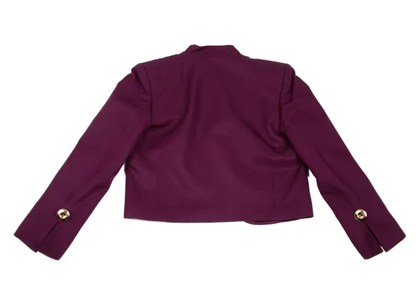 Christian Dior Wool Collarless Short Jacket K-166539_009