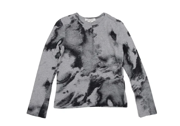 COMME des GARCONS Cotton Dye Pattern Long Sleeve T-shirt K-166541_002