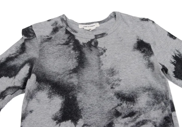 COMME des GARCONS Cotton Dye Pattern Long Sleeve T-shirt K-166541_003