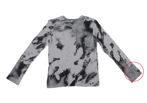 COMME des GARCONS Cotton Dye Pattern Long Sleeve T-shirt K-166541_009