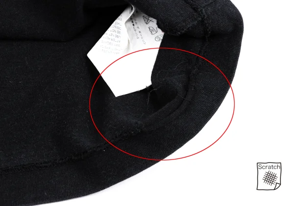 BLACK COMME des GARCONS Cotton Cross Stitch Design T-shirt K-166543_015