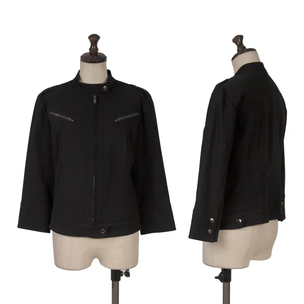 L'EQUIPE YOSHIE INABA Blended Zip Pocket Jacket Black 38 K-166544_001