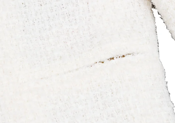 CHANEL Silk Layered Collarless Tweed Jacket K-166547_009