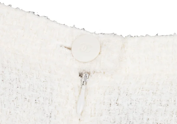 CHANEL Silk Layered Tweed Skirt K-166549_011