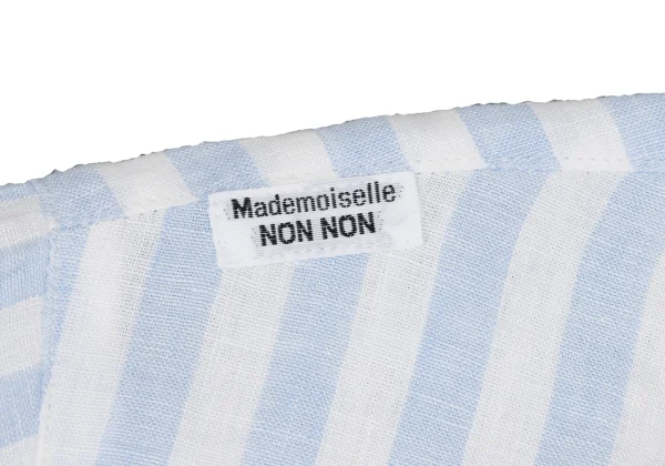 Mademoiselle NON NON Striped Linen Pullover Shirt K-166552_004