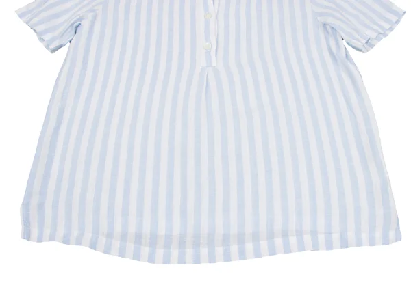 Mademoiselle NON NON Striped Linen Pullover Shirt K-166552_009