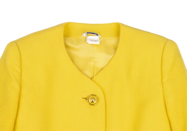 GIANNI VERSACE Button Design Collarless Jacket K-166553_003