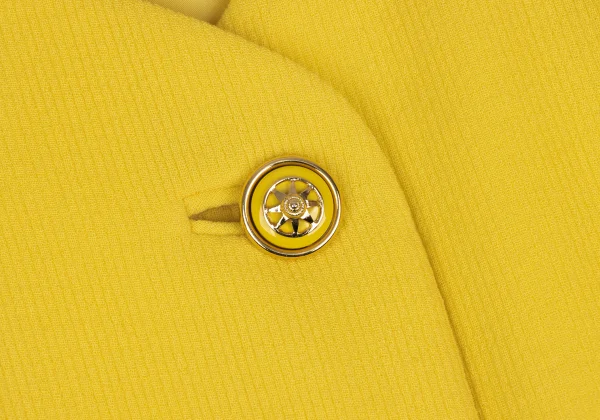 GIANNI VERSACE Button Design Collarless Jacket K-166553_004