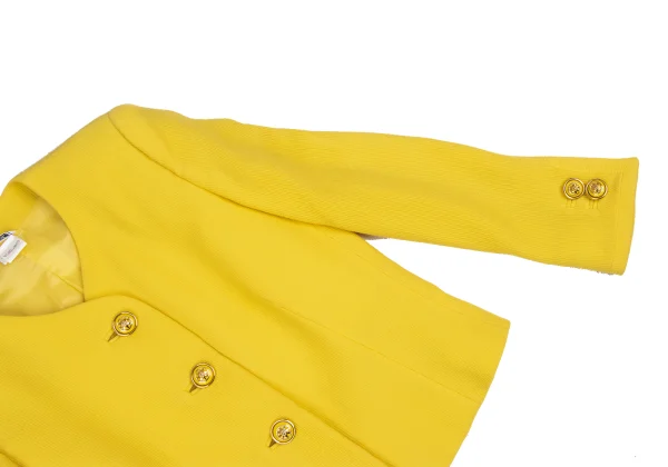 GIANNI VERSACE Button Design Collarless Jacket K-166553_005