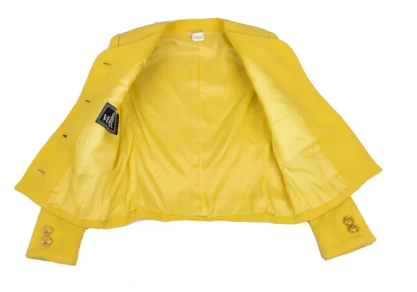 GIANNI VERSACE Button Design Collarless Jacket K-166553_008