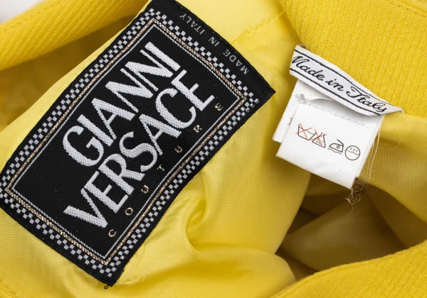 GIANNI VERSACE Button Design Collarless Jacket K-166553_011