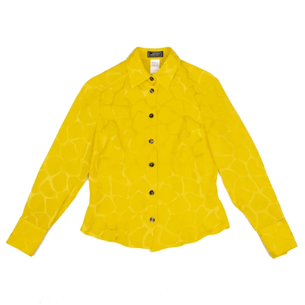 GIANNI VERSACE Jacquard Silk Blouse K-166554_002