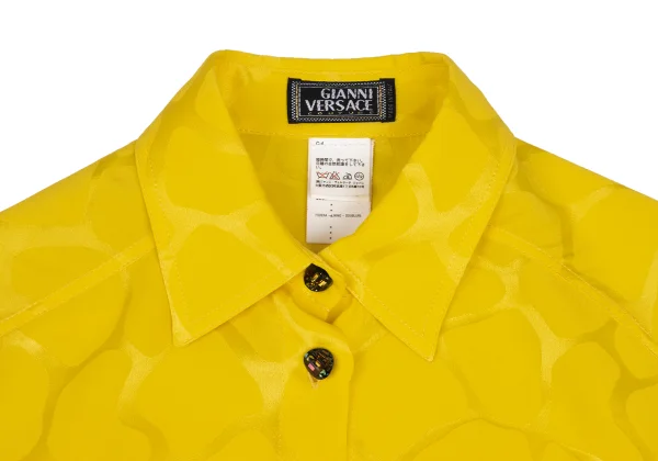 GIANNI VERSACE Jacquard Silk Blouse K-166554_003