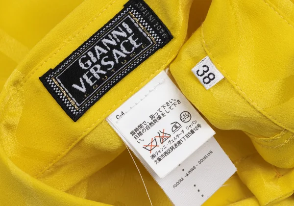 GIANNI VERSACE Jacquard Silk Blouse K-166554_014